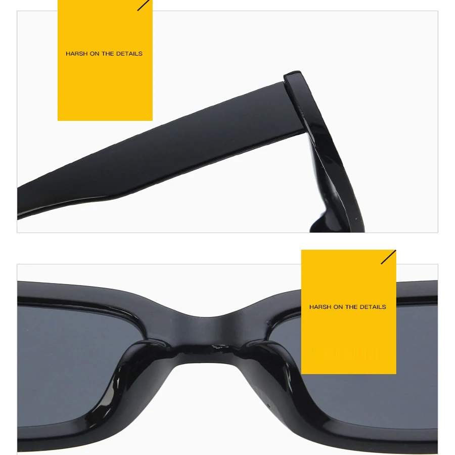 28 PCS Small Rectangle Pattern Sunglasses For Women Vintage Brand Designer Square Sun Glasses Female Eyewear Anti-glare UV400