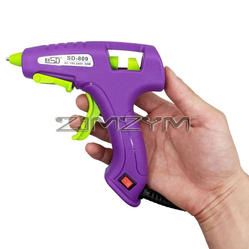 Hot Melt Glue Gun 30W Power Adjustable Hot Melt Glue Machine Multifunctional Industrial Household DIY Glue Gun