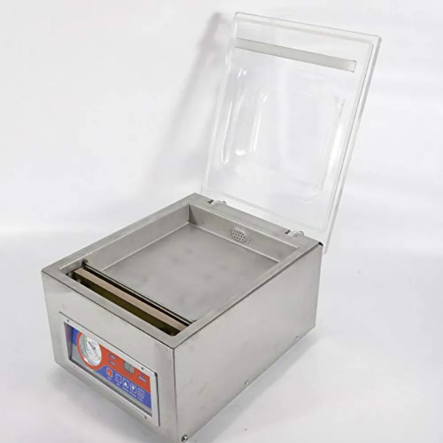 22 ماكينة سد الفراغات لخرفة طعام المطبخ التجارية الأوتوماتيكية مع شاشة ديجيتال 110 فولت نموذج سطح المكتب للأغذية طويلة الأمد Pr