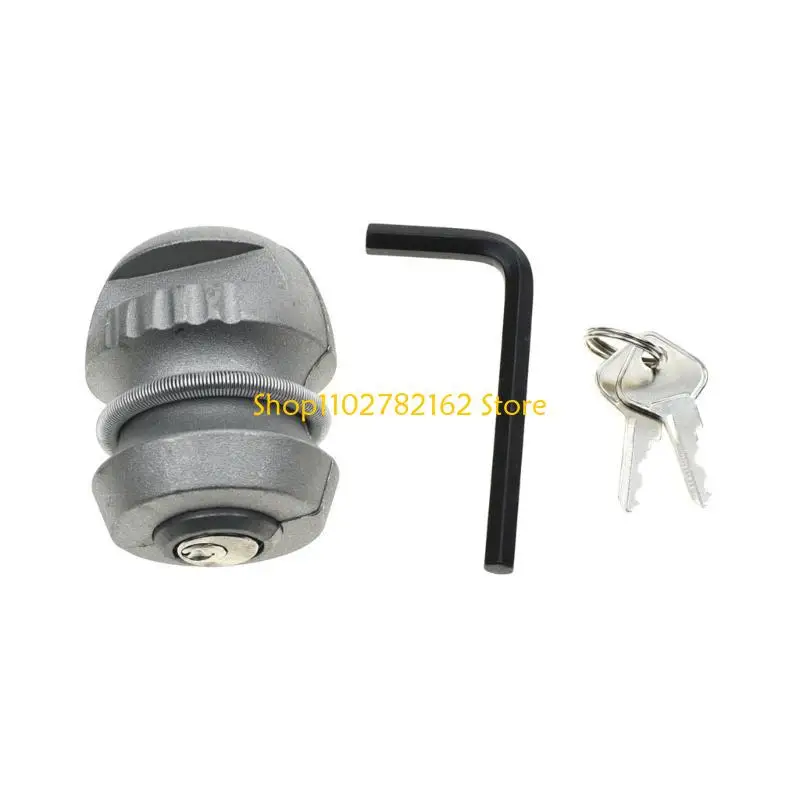

547B Trailer Coupling Hitch Lock Tow Ball Bar Security Caravans RVs Anti Theft Pin Tool 2Inch Tow Ball Locks
