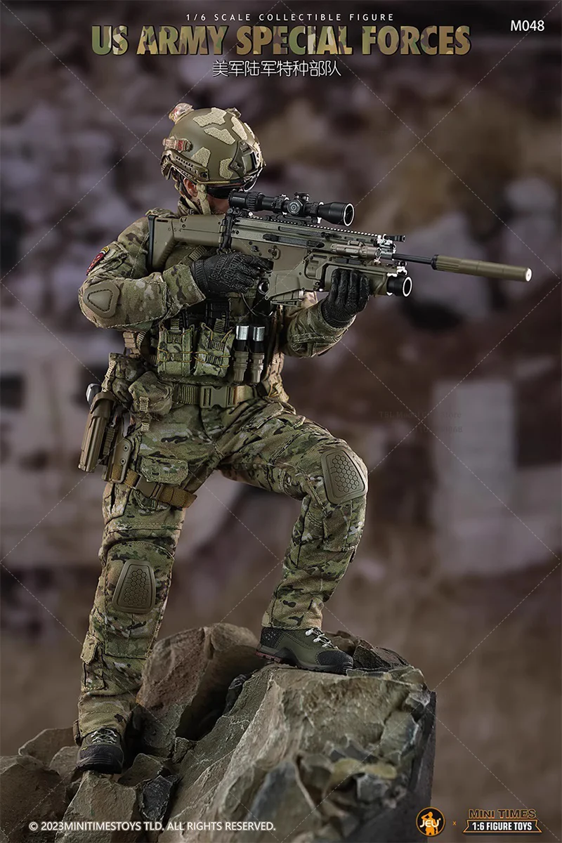 minitimes toys M048 M049 1/6 Scale High-Risk MissionUnconventional Combat Forces 12inch Full Set Action Figure Soldier In Stock
