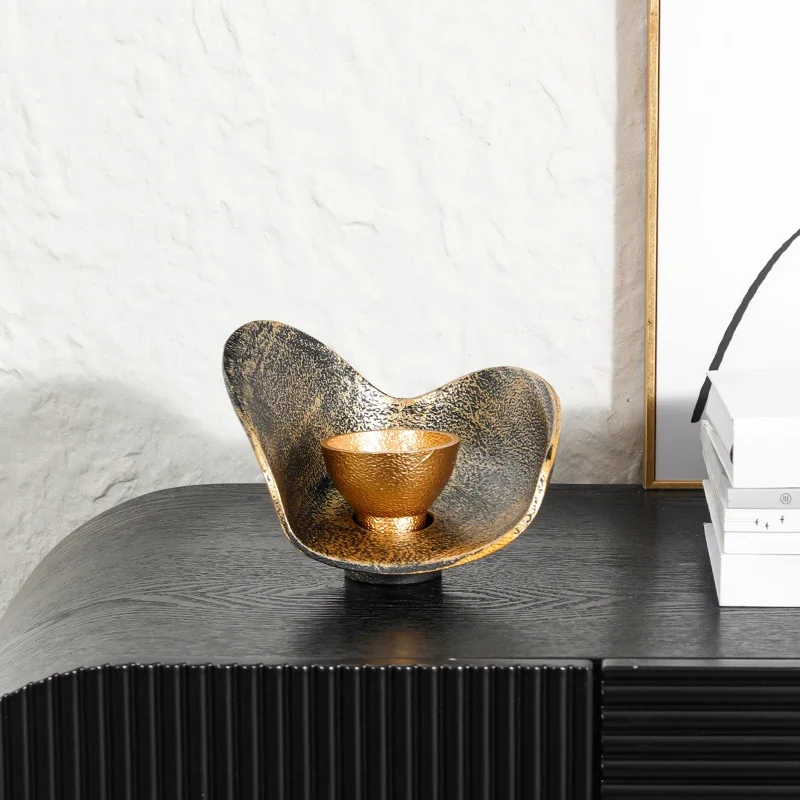 Creative Resin Handicrafts Geometric Candlestick Bowl Candle Holder Tables Centerpieces Gold Candle Holders Home Decoration