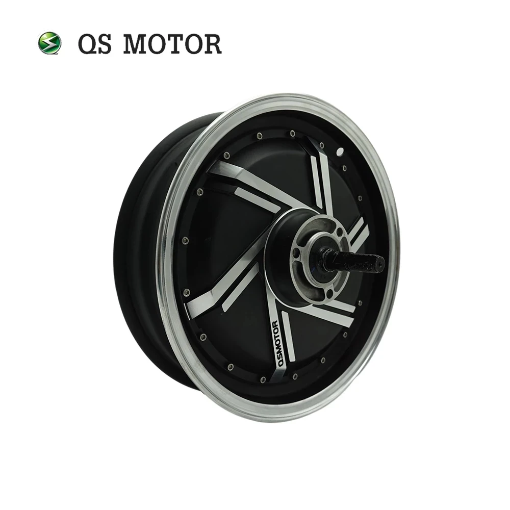 QS Motor 13*3.5inch 8000W 273 V3 120kph High Power Hot Sale BLDC Gearless Motor In-wheel Hub Motor for Electric Scooter