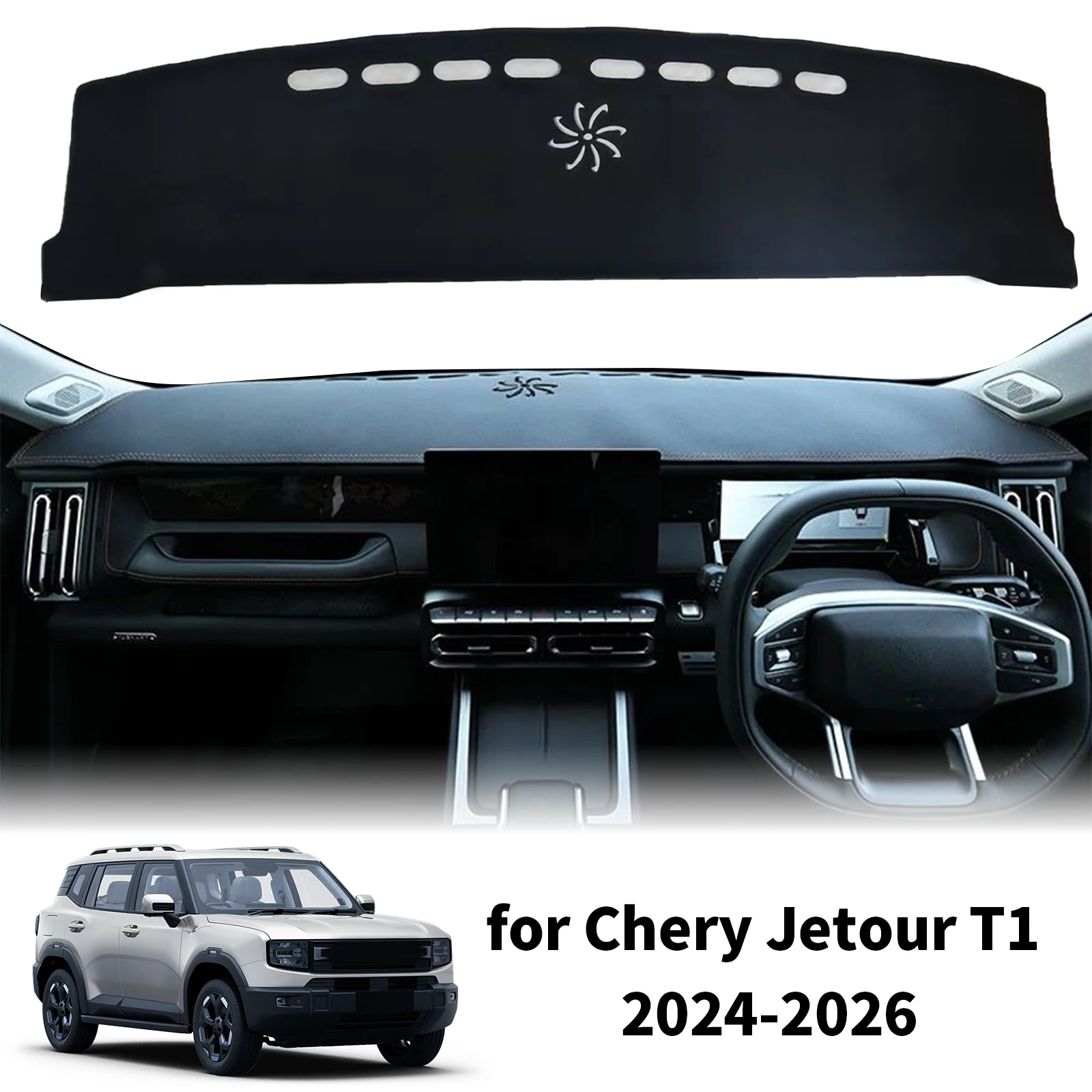 

fit for Chery Jetour T1 2024-2026 Car Dashmat Dashboard Cover Pad DashMat Sunshade Protective Carpet Accessories