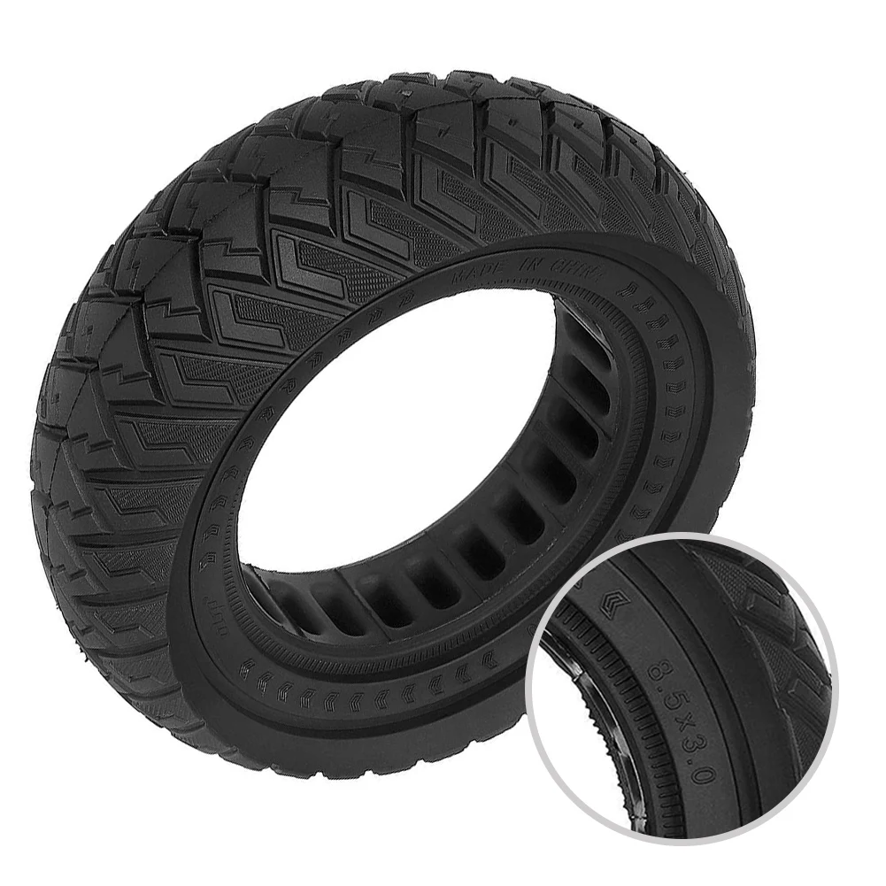 Rubber Tyre Solid TIre Tire Upgrade 8.5 Inch 8.5*3.0 Rubber Deform Electric Scooter Accessories For Zero 8 9 PRO