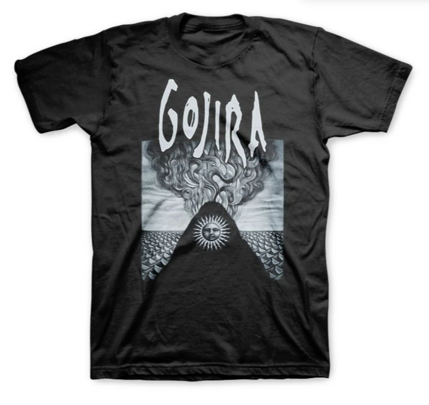Y2k Gojira Band Graphic Cotton T-shirt Unisex Summer Short Sleeve Fashion Brand Tee Luxury Casual Vintage Tees