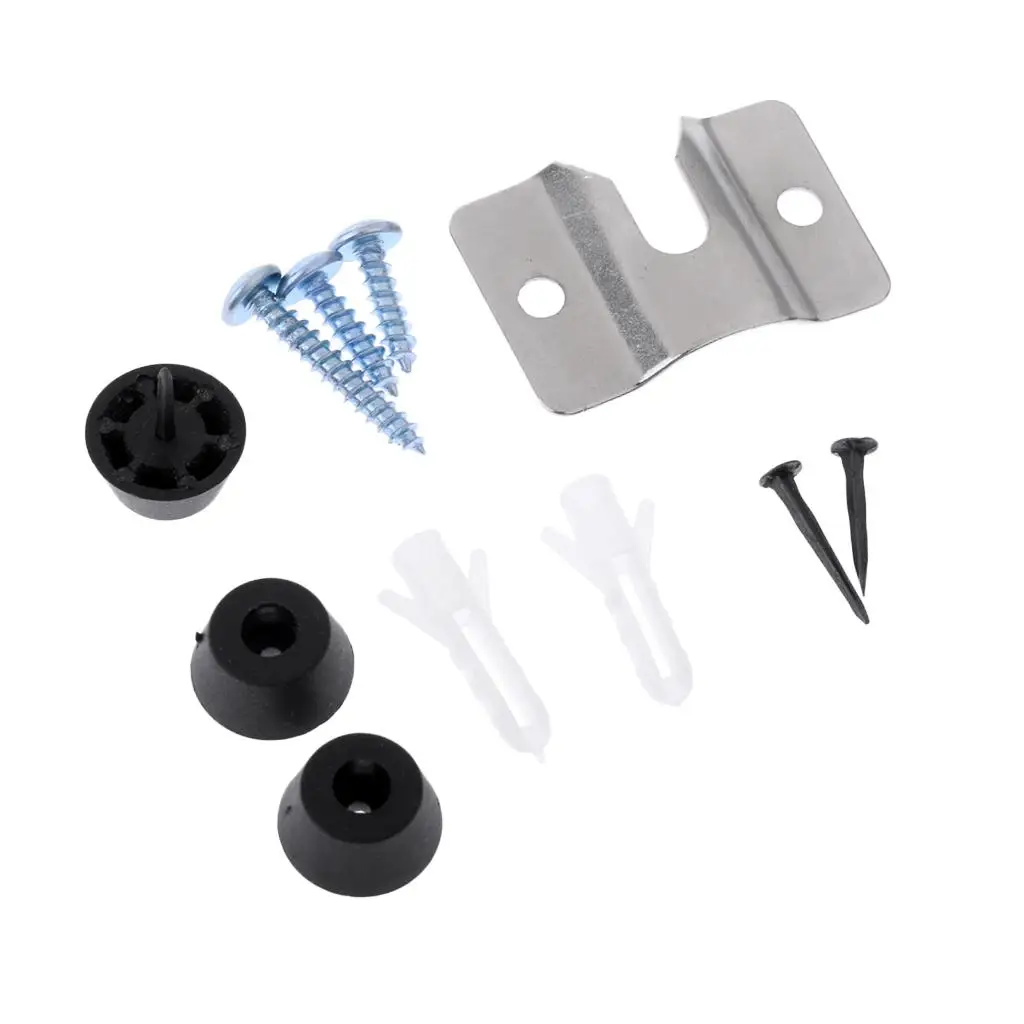 Stainless Steel Mount Hanging Hardware Kit Screws Rubber Washers