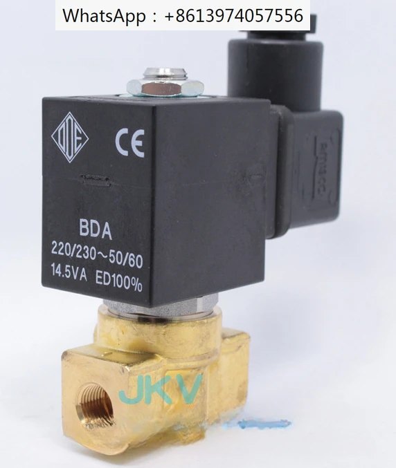 

Brass wire buckle two normally closed solenoid valves 21A3KV30 24V 110V DN6