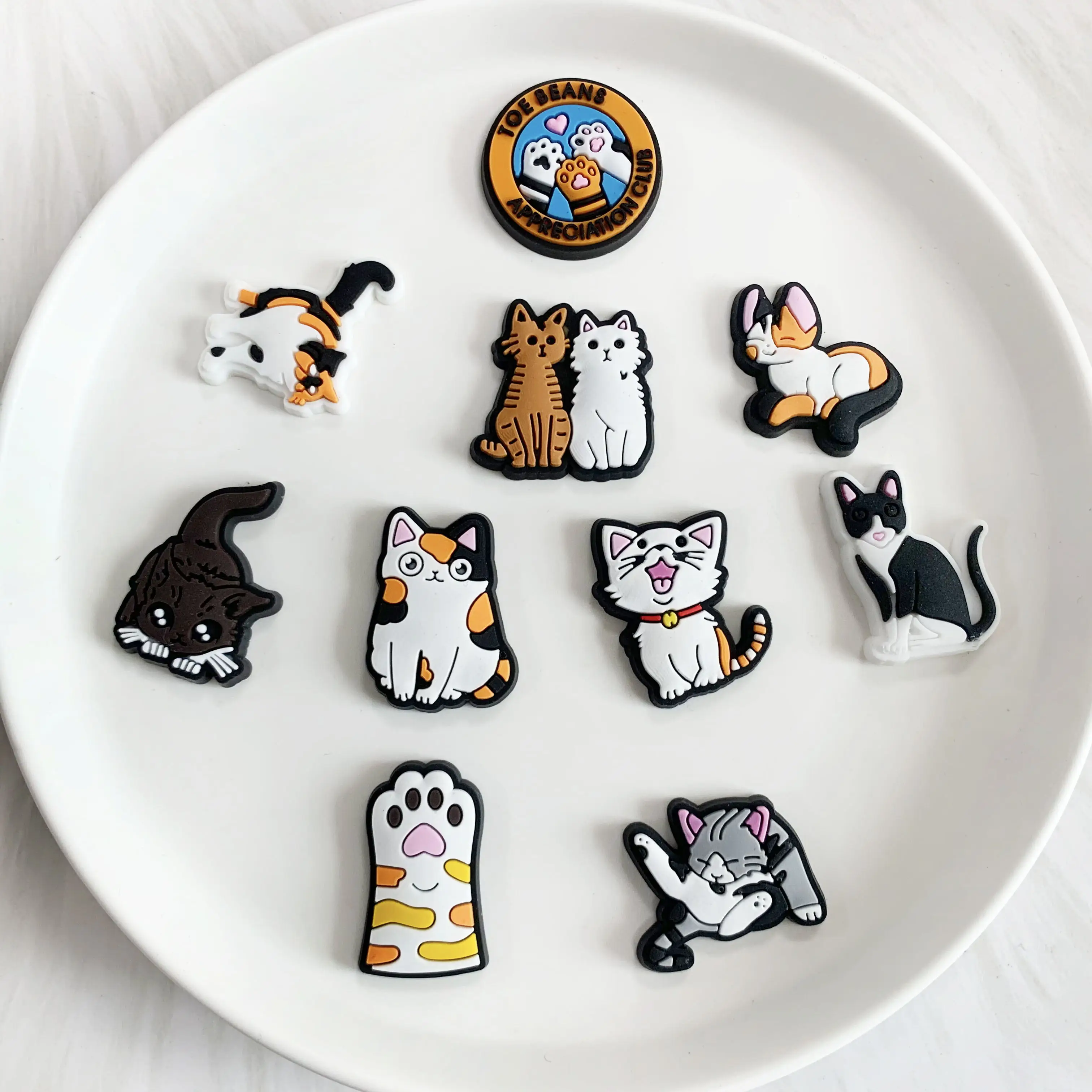 23Pcs Cute Cat Shoe Charms, Cr - Women'S Accessories Crocs ulasan dan harga