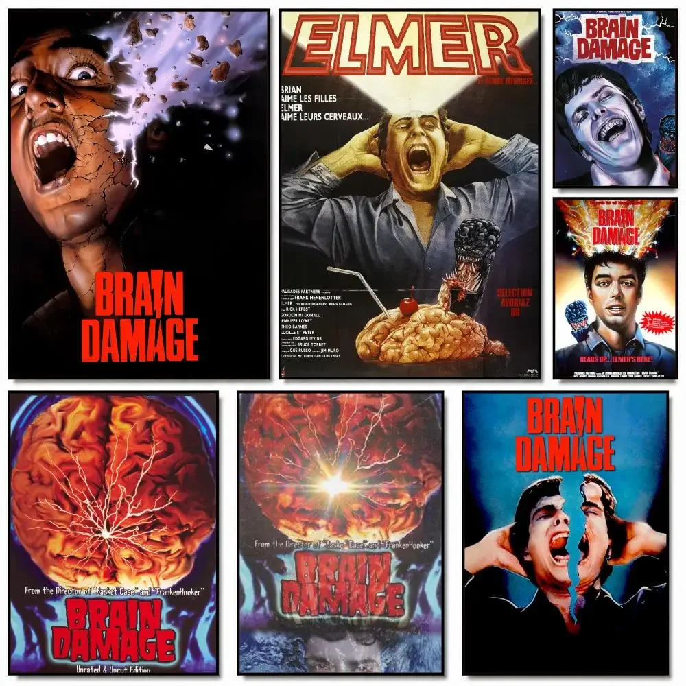 classic movie B-Brain Damage-E Painting Calligraphy Artwork for Home Bedroom Office Wall Decoration Gift