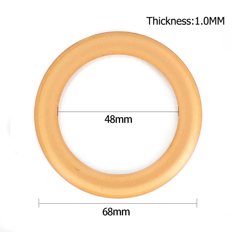 Suitable for 1100w Oil-free Silent Air Compressor Accessories 48 X 68 X 1.0 Mm, 10 Pieces Pump Piston Ring Rubber Insulation