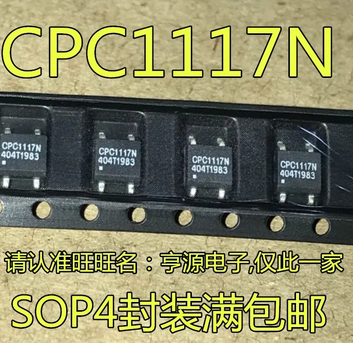 

10pcs original new Optocoupler CPC1117N Optocoupler chip CPC1117NTR SOP4