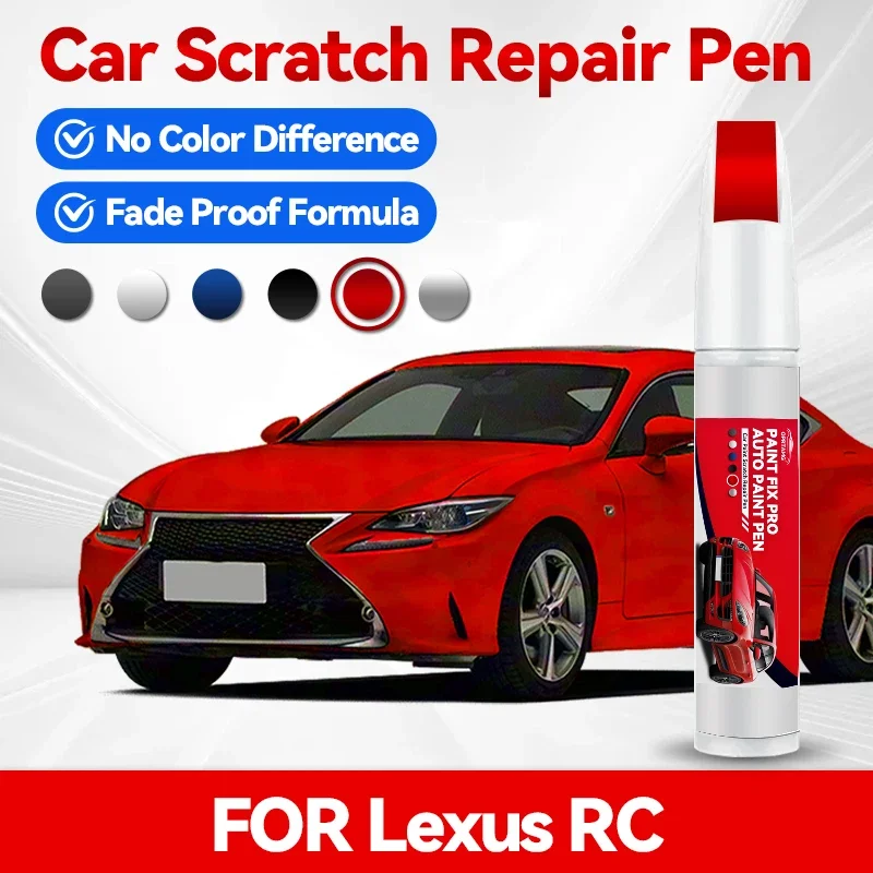 

Ремонтный карандаш для краски Lexus RC 1990-2025, 2026: средство для удаления царапин, аксессуары для авто, серебристый (DIY)