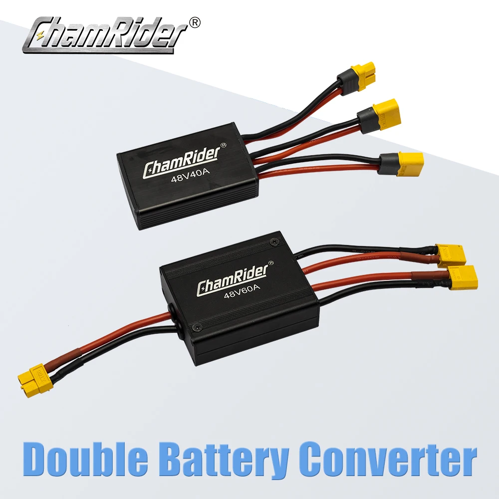 Big Current 40A 60A Dual 48V Battery Discharge Converter Connection Adapter Module Balanced Discharge