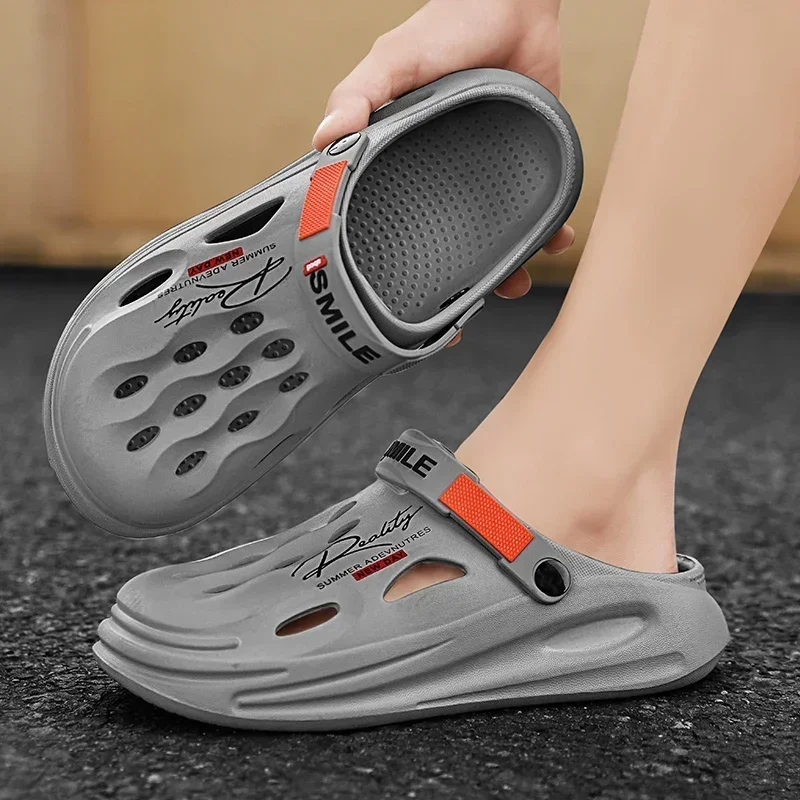 2025年新作 メンズ クロッグスリッパ サンダル メンズ ガーデンシューズ フラットサンダル メンズスニーカー アウトドア ホーム クロッグスライド メンズ サマーシューズ