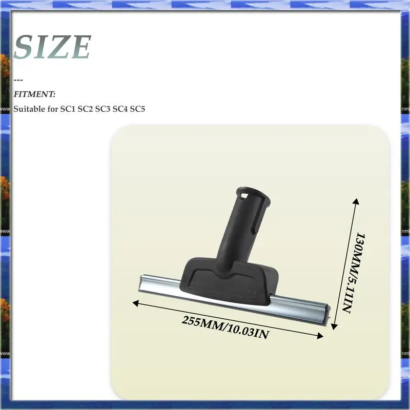 The For Karcher SC2 SC3 SC4 SC5 CTK10 CTK20 Window Nozzle Scraper Round Brush For Steam Cleaner Mirrors,Clean Slit Moisture