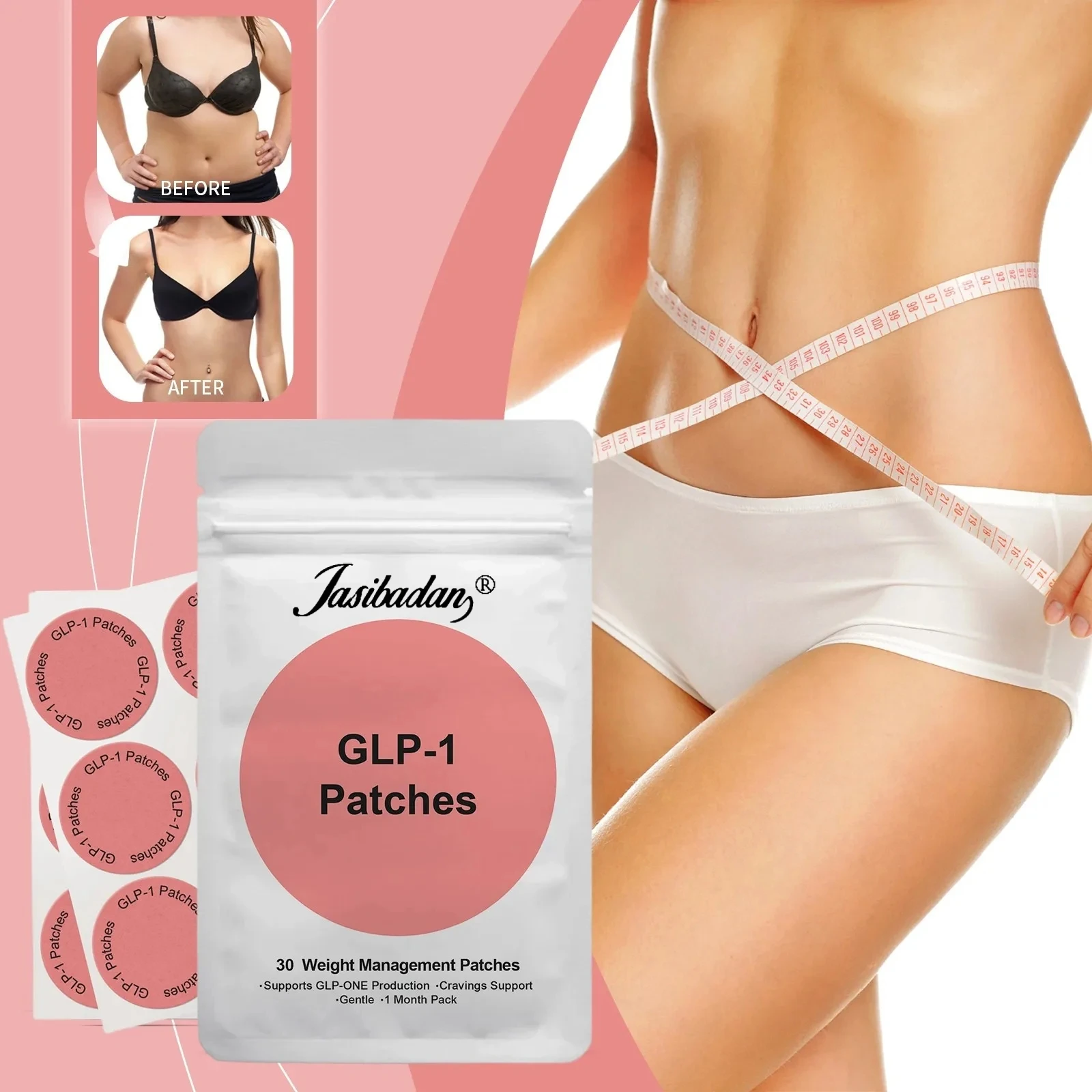 

30/60/90/120 шт. GLP-1 пластыри для похудения, сжигание жира на животе, продукт для похудения Glp 1, пластыри для похудения GLP-1 пластыри для похудения