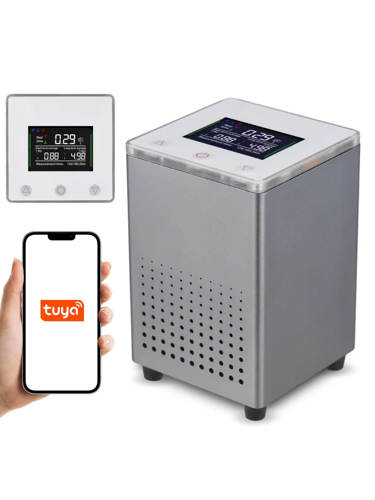 كاشف رادون ذكي للمنزل ، تطبيق تويا ، بالكشف بسرعة ، منبهات ضوء الصوت ، شاشة احترافية ، تصدير البيانات #2