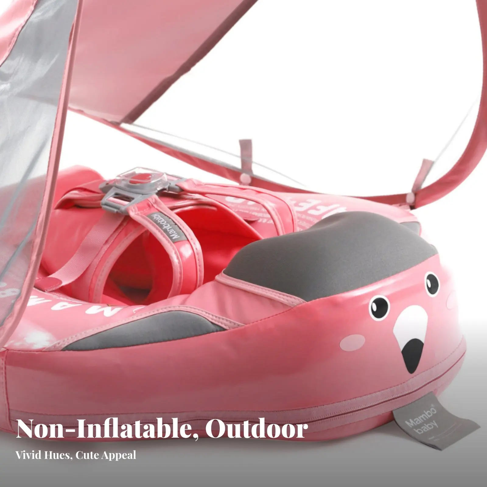 Infant Swimming Float, Inflatable Sunshade Ring, Cartoon Design, Thermoplastic Polyurethane, New