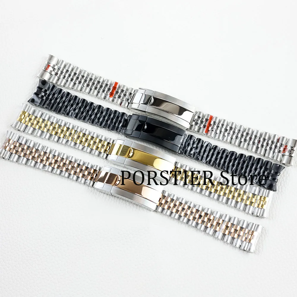 20mm Jubilee Bracelet High Quality Soild Stainless Steel Oyster Watch Strap for datejust gmt yacht submariner NH35 Watch Case