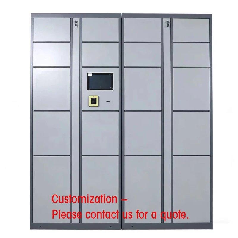 custom.Custom Restaurant Self-Service Operation-inch Screen NYAX Networked System Pay-to-Access Storage Locker