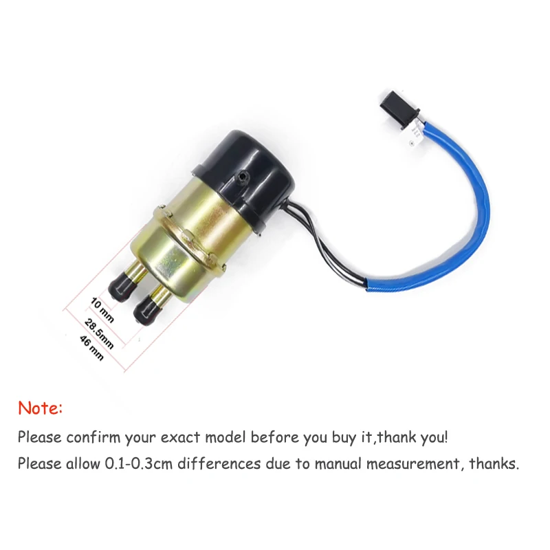 New Motorcycle Fuel Pump 12v FOR HONDA CBR600F CBR 600 F 1995 1996 1997 1998 1999 2000 and also work on Yamaha 600 Fazer 98/03