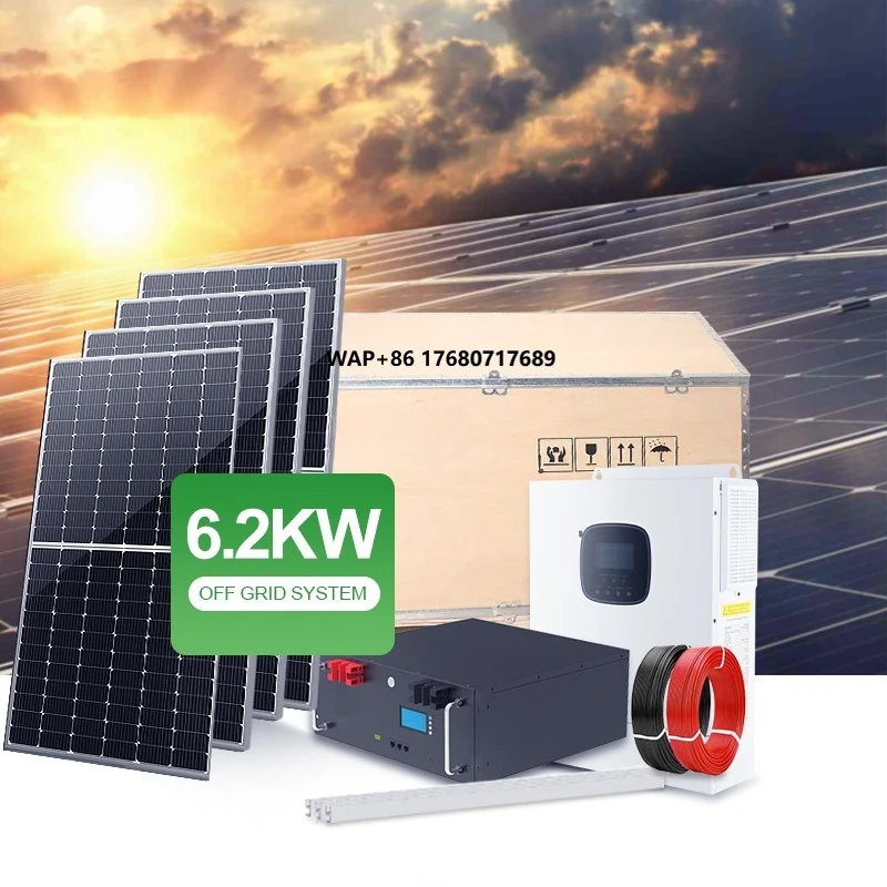 

Hybrid Solar Energy System for Home Use 3.5KVA-11KW Solar Panel With Lithium Battery Controller 6.2KVA Capacity