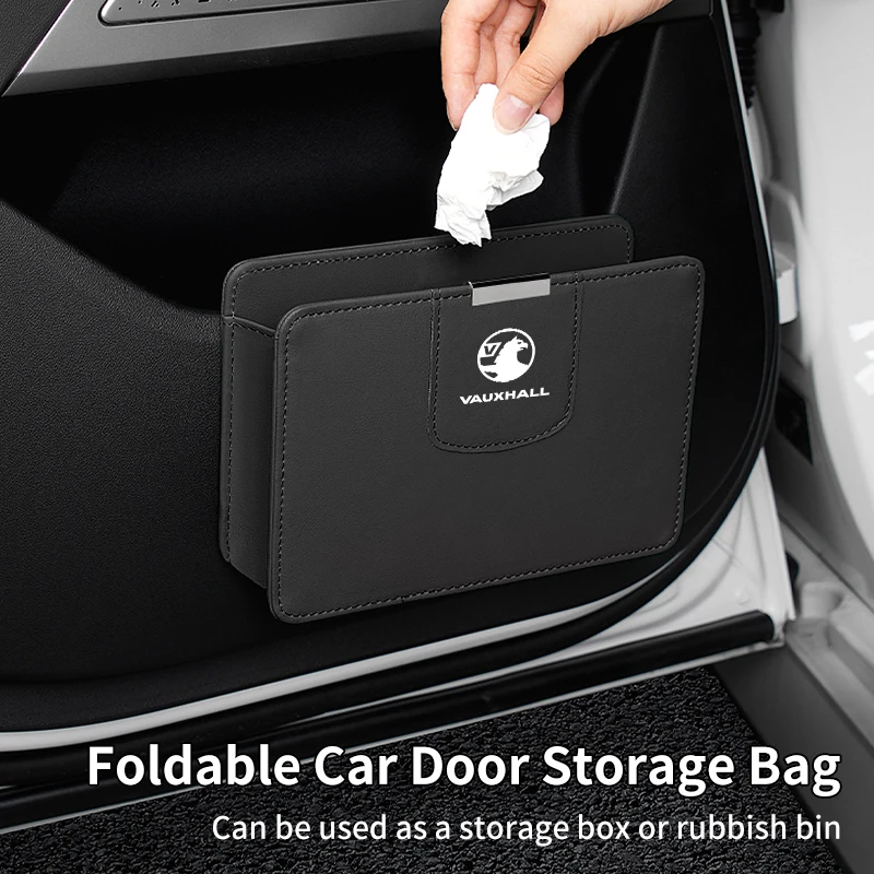 

Car Door Leather Side Box Drink Storage Bag Auto Center Console Organizer For Vauxhall VXR Astra GTC Tigra Zafira Vectra Signum