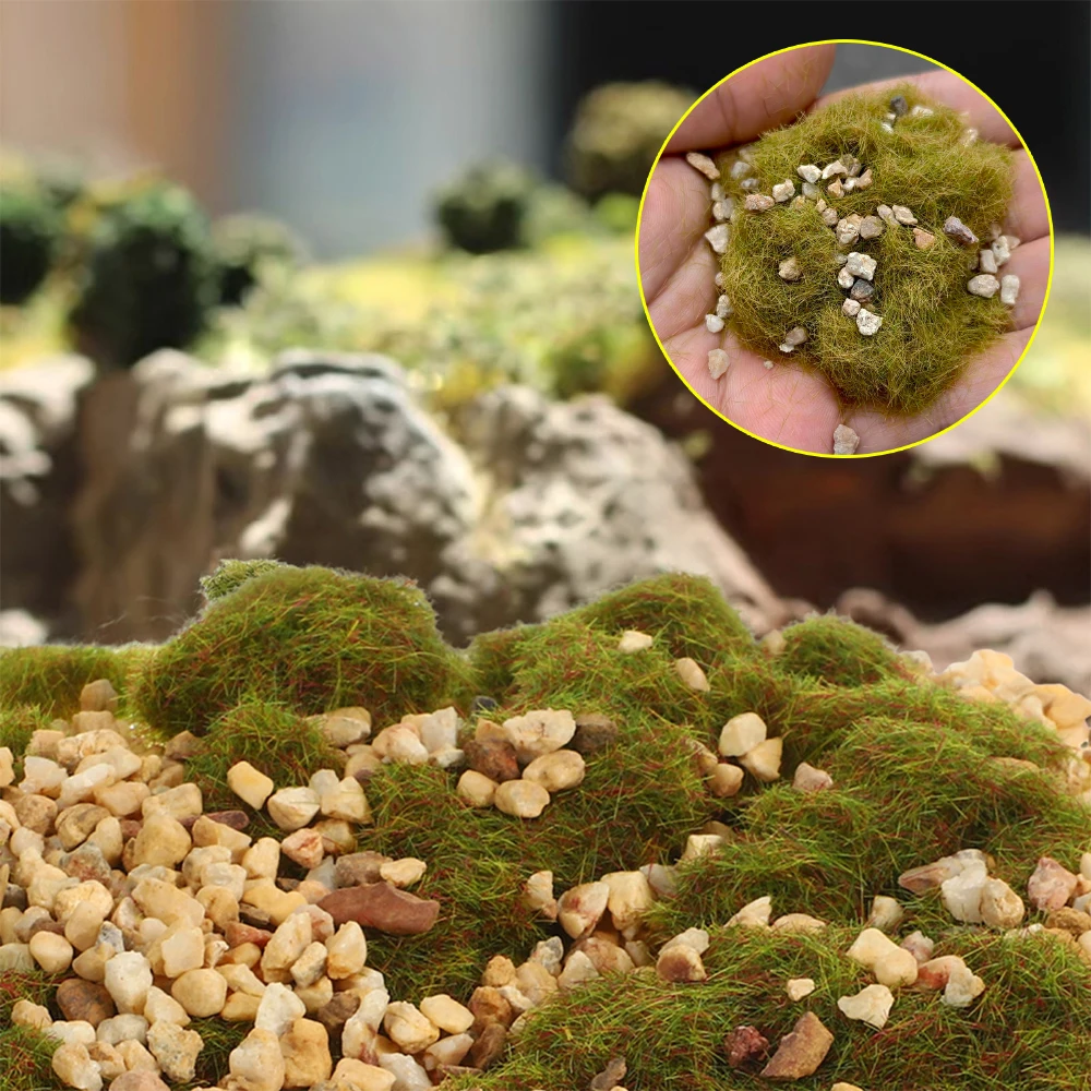 

Miniature Grass Powder Mixed Gravels Landscape Materials For DIY Sand Table Scene Garden Decorative Model Craft Diorama Kit 30G