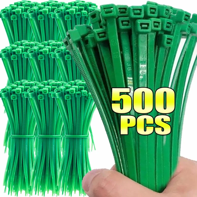 

Plants Self-Locking Ties Plastic Nylon Fasten Loop Tie Cable Zip Ties Heavy Duty Fastening Ring Multi-Purpose Sealing Wrap Strap