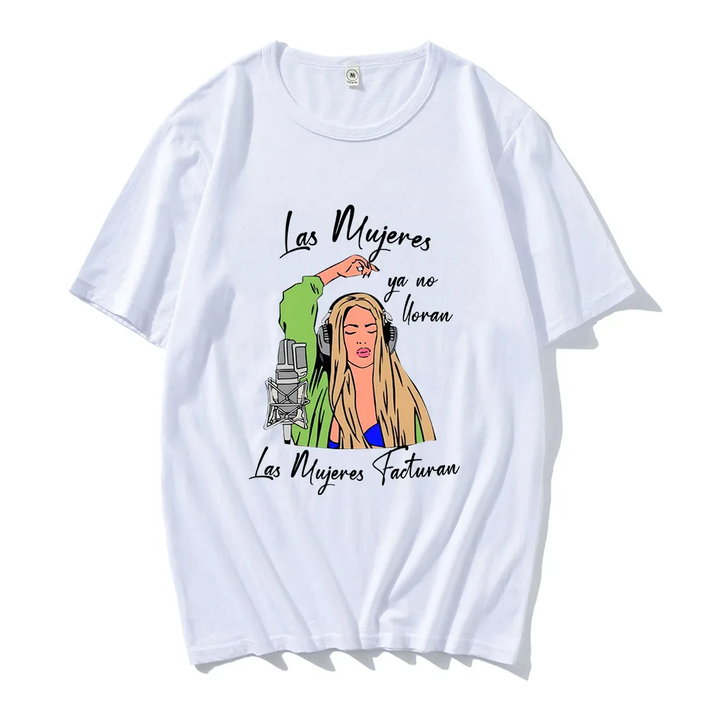 Shakira Singer Printing T-shirts Short Sleeve Cotton Summer Tee-shirt Casual High Quality Comfortable Tshirts Streetwear Women