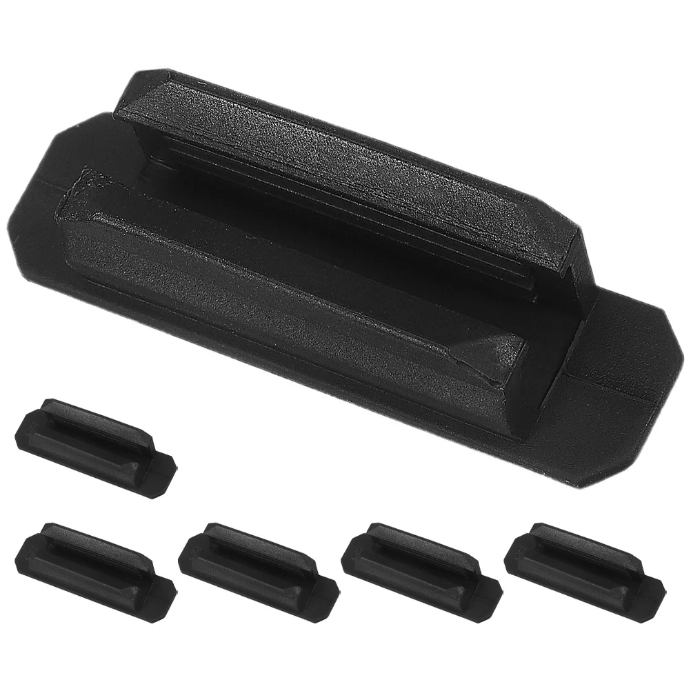 6 قطعة مقاطع القلم سيليكون الذاتي لاصق القلم المشبك مجموعة لمكتب مكتب الفصول الدراسية طالب حامل القلم الرصاص السائبة قلم رصاص حامل مكتب #3