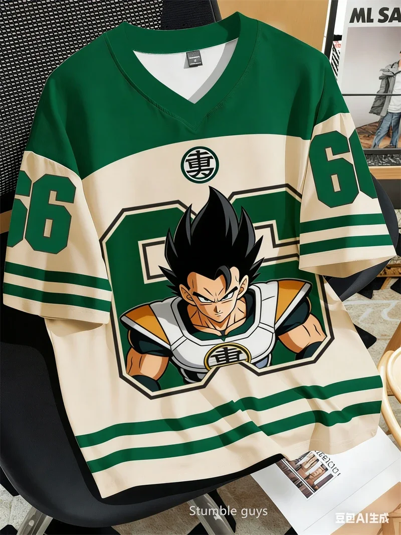 

Детская футбольная футболка Dragon Ball с принтом Goku Super Saiyan Blue Evolved для мальчиков и девочек, повседневная футболка с короткими рукавами для футбола