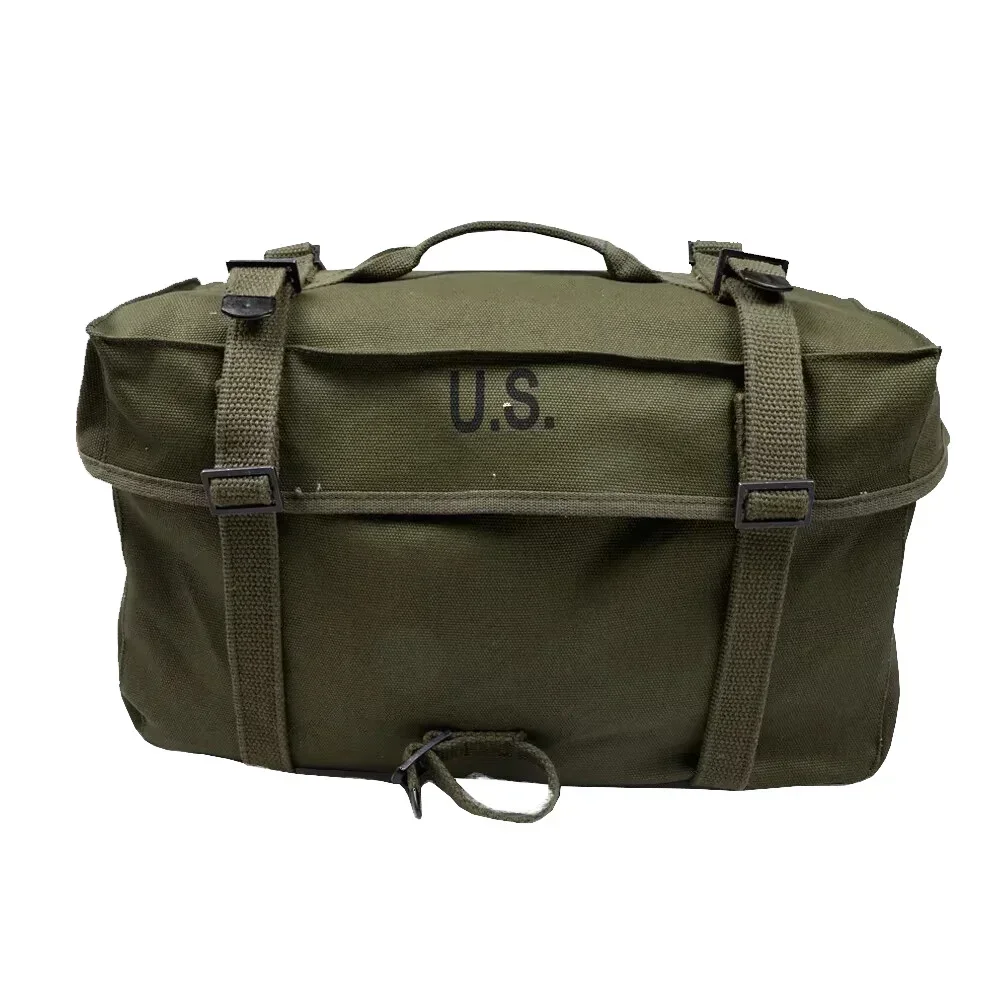 WW2 M1945 Equipment Bag Vintage WW II North Korean Soldiers Backpack Combination Soldiers Large Capacity Korean Storage Bag