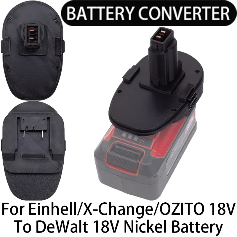 

Battery adapter for DeWalt Nickel tools to convert to Einhell/X-Change/Ozito 18V Li-ion battery adapter power tool accessories