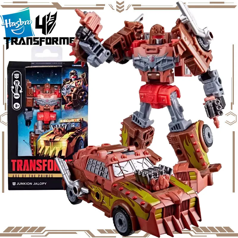 

Hasbro Original Transformers Age of The Primes Junkion Jalopy Action Figure Toys for Boys Girls Gift Collectible Model Ornaments