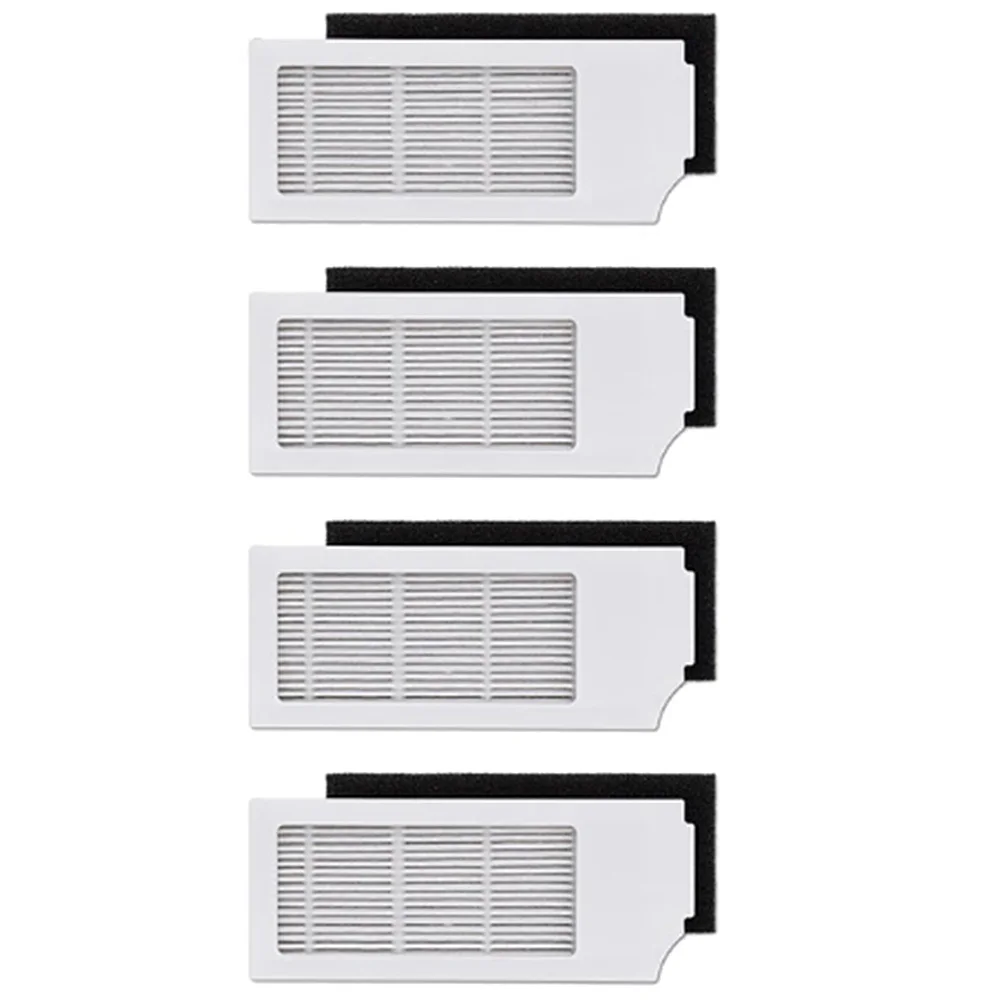 

Replacement Filters Compatible with For Ecovacs For T10 TURBO Vacuum Robot 4 Pieces for Optimal Cleaning Performance