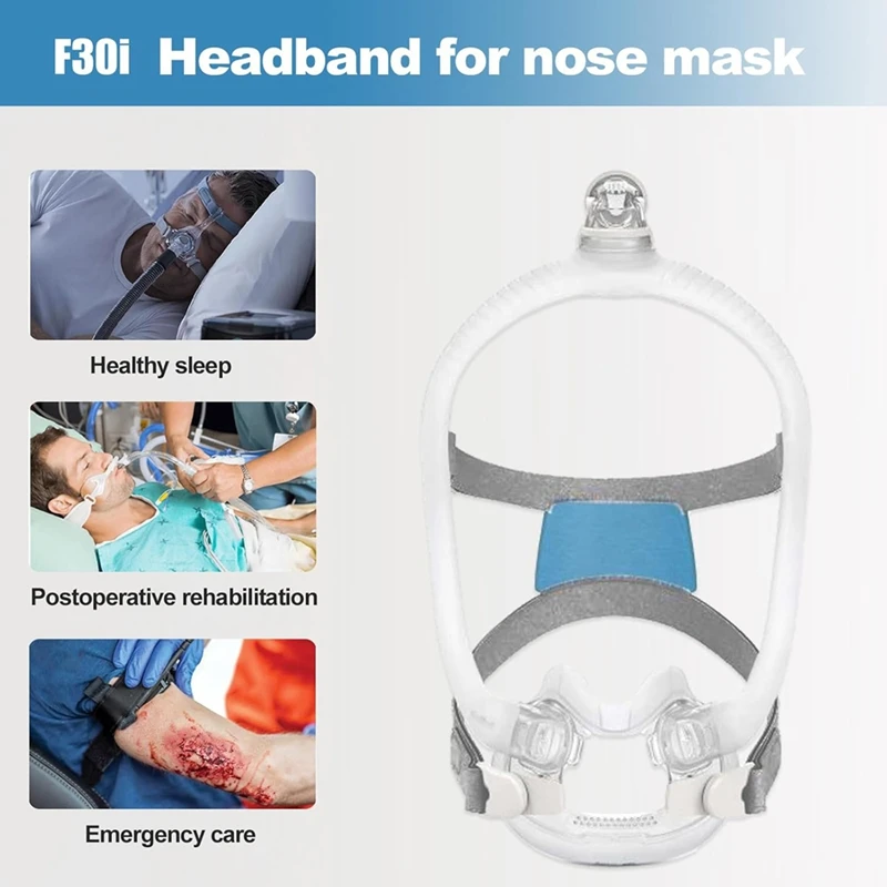 AAAN-3 パック CPAP ヘッドギア Air Fit F30i 交換用ヘッドギア Airfit F30i 用 - CPAP アクセサリー用品ストラップ