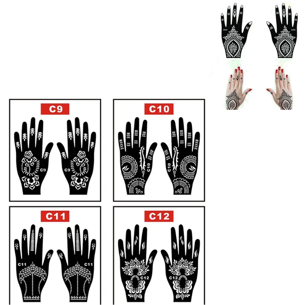 

Painting Face Paints Airbrush Tattoo Stencils India Henna Kit Temporary Decal Body Art Template