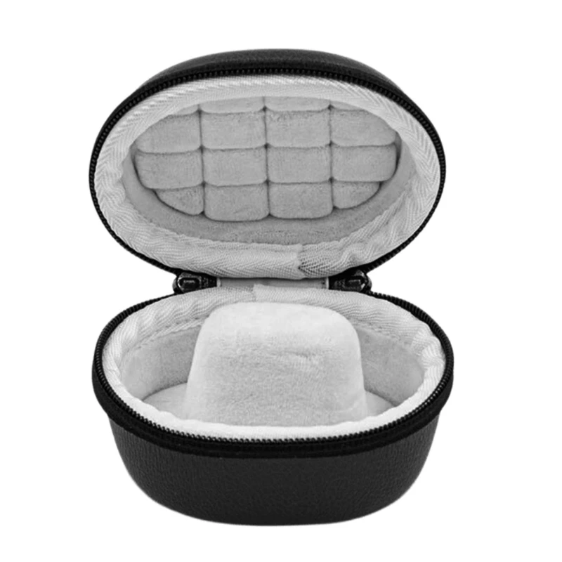 Shock-Resistant Waterproof Watch Storage Box Portable EVA PU Organiser Watch Travel Box with Zippered Watch Protector 