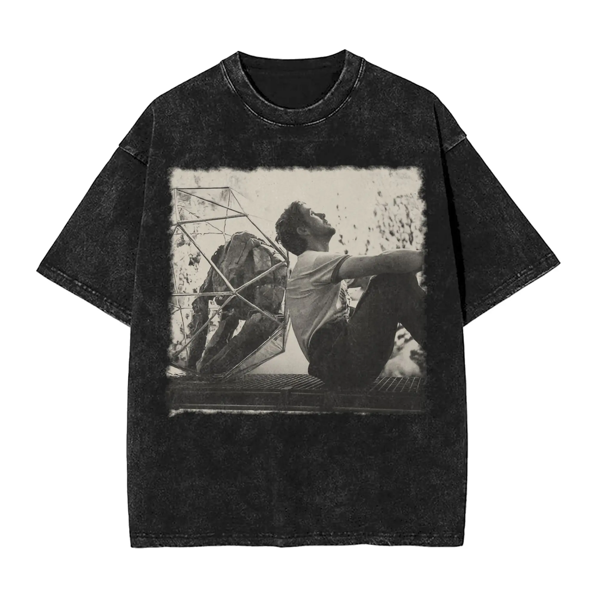 Vintage Rockys and Ryland Grace Project Hail Mary Washed T Shirt Streetwear Hip Hop Vintage T-Shirt  Tees Men Women 100% Cotton view 3