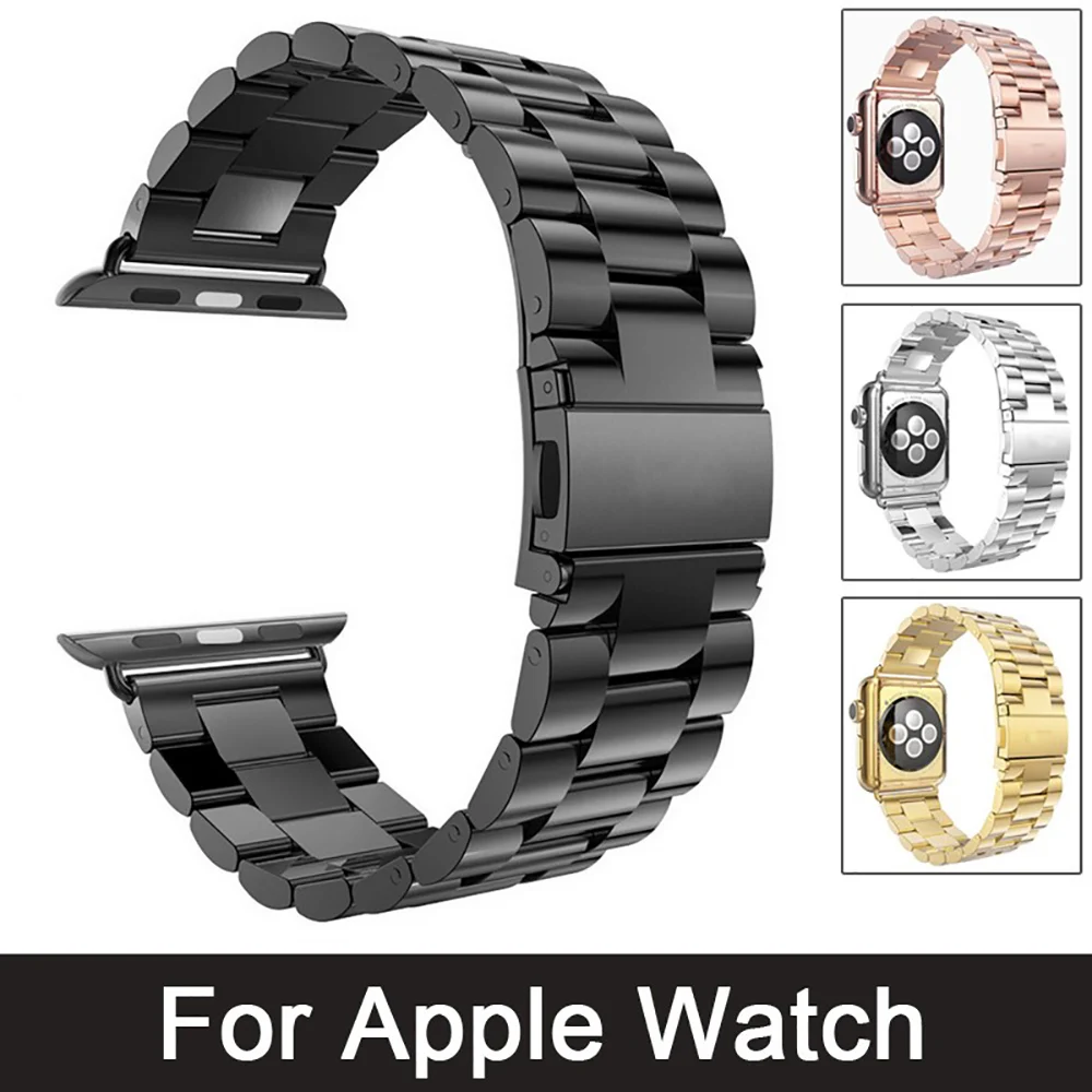 

Metal Strap For Apple Watch Band 8 7 45mm 41mm Stainless Steel Bracelet iWatch Ultra 49mm 6 5 4 3 SE 44mm 42mm 40mm Accessories