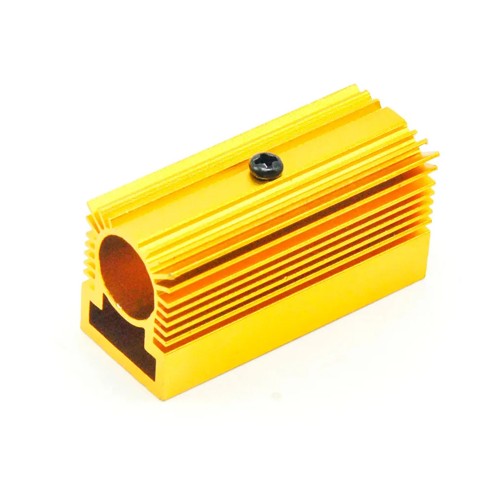 Penyangga Heatsink emas untuk Dia 12mm modul pendingin Laser biru/hijau/merah/IR 20x27x46mm