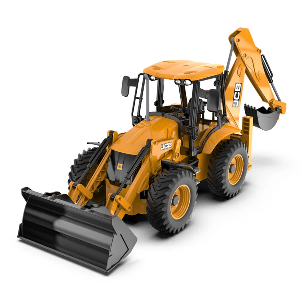 Double E E589 RC Bagger 1/20 2,4G 11CH Fernbedienung Autos LKW Baggerlader Licht Sound Bau LKW JCB Modell