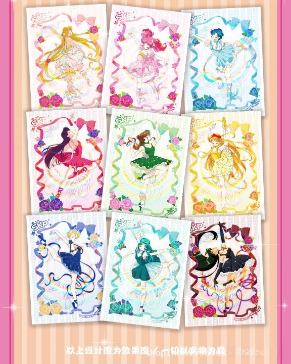 Sailor Moon Sammelkarten Booster Box - Tsukino Usagi Anime-Sammelkartenspiel Mondgöttin-Serie Seltene Holografische Karten für Kinder – Detail 13