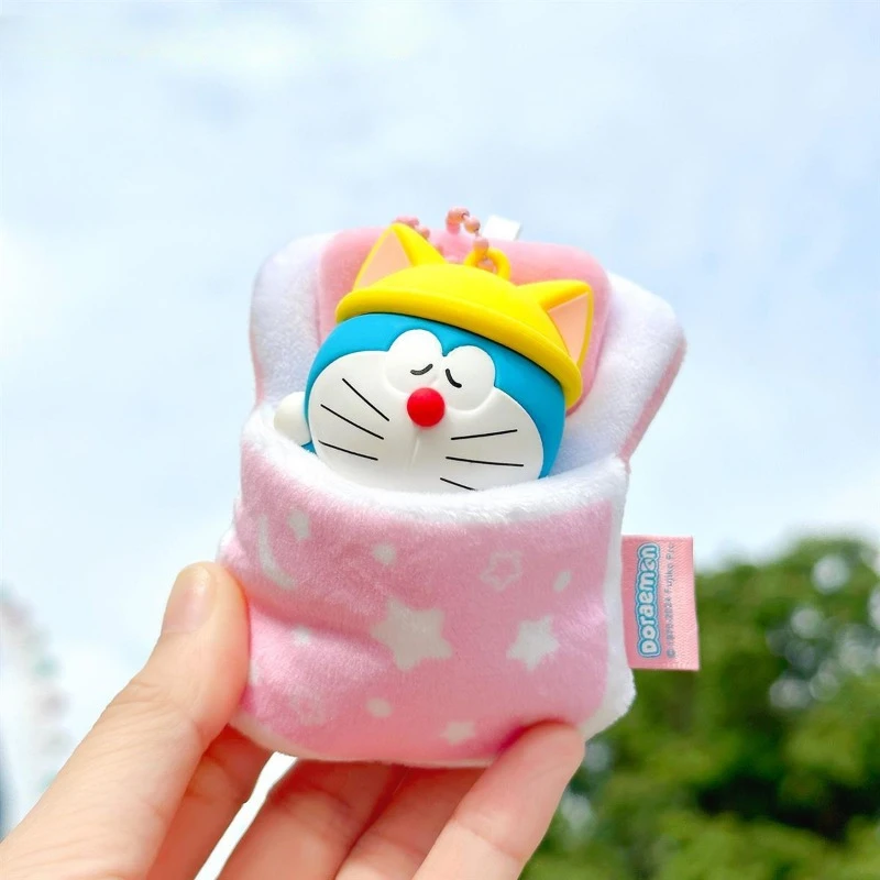 Doraemon Creative Pendant Bags Cute Keychains Accessories Backpacks Hanging Jewelry Key Charm Decorations Girls Gifts Toys