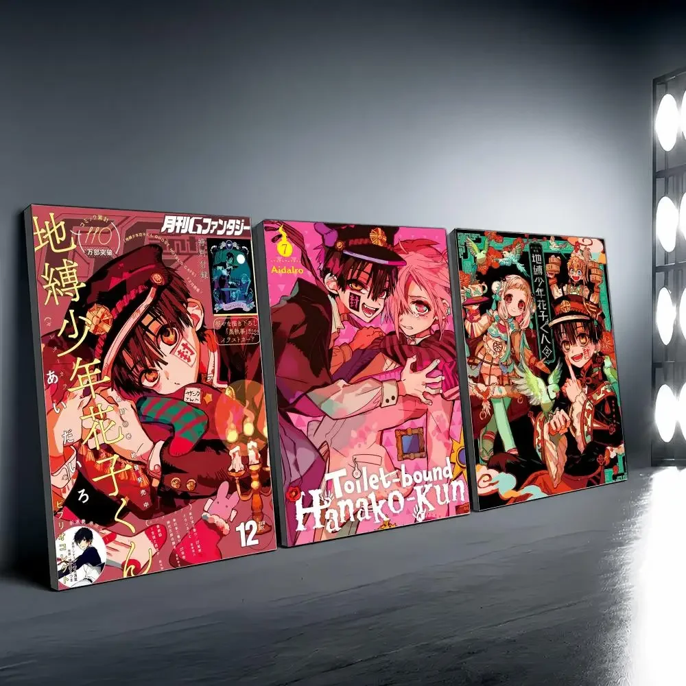 T-Toilet-Bound Hanako-kun Anime Painting Calligraphy Modern Canvas Wall Art for Bedroom & Living Room | Home Decor Gift
