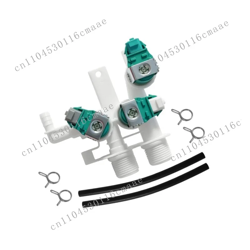 Suitable for W10599356 W10509710 Washing Machine Inlet Valve with 2 Pipes