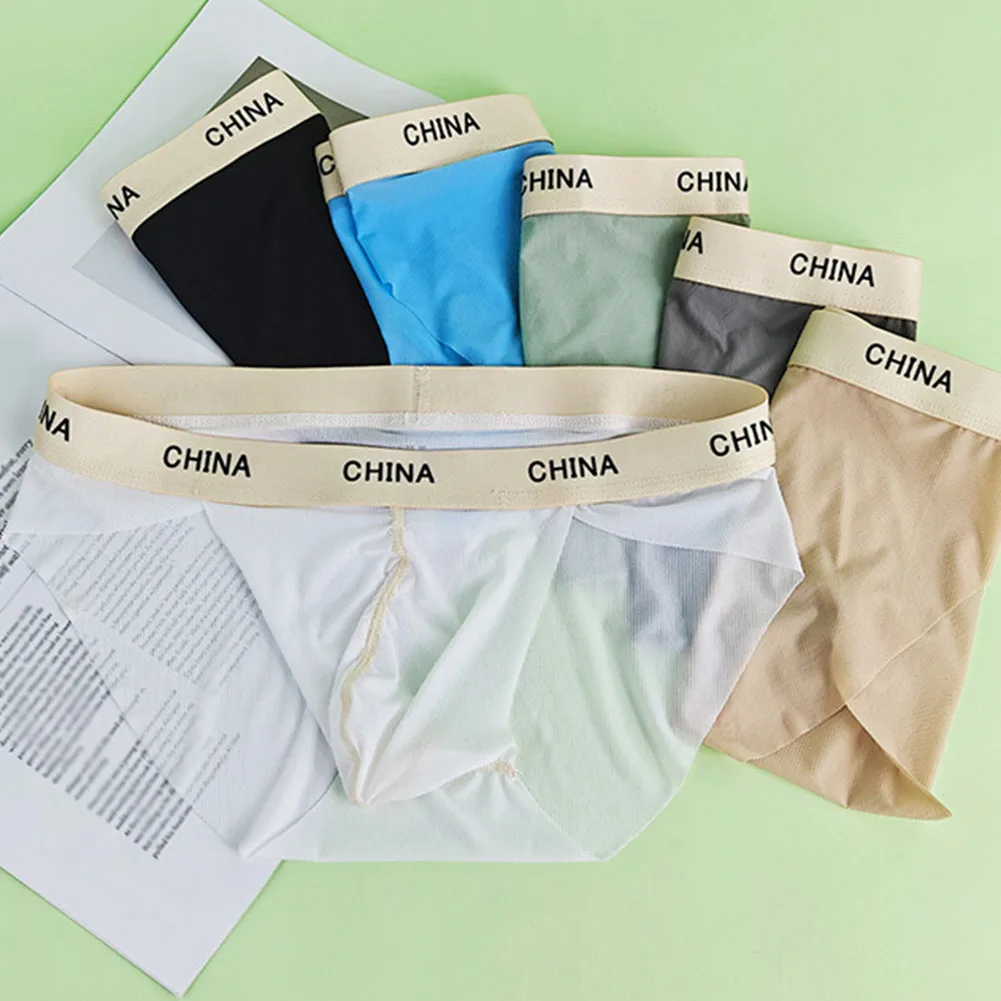 

Мужские сексуальные дышащие трусы с низкой талией, мужское сексуальное нижнее белье, удобные сетчатые трусы, эластичные летние мужские трусы