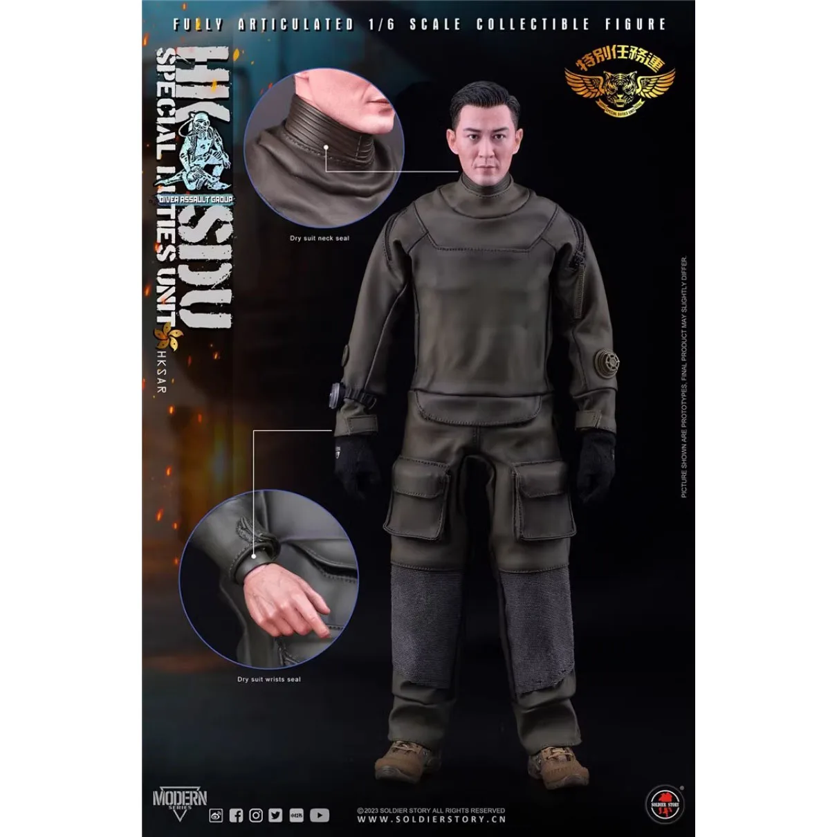 Goods in Stock 100% Original Soldierstory SS131 132 1/6 Water Attack Team Male Soldier Action Model Art Collection Toy Gifts